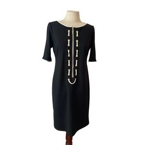 Shelby And Palmer Dress black and white size 8 short sleeve